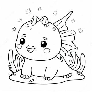 Kolorowanka Axolotla Squishmallow W Kolorach 82911 24339