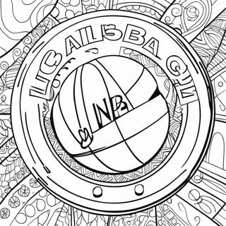 Kolorowanka Logo Nba 83036-24422