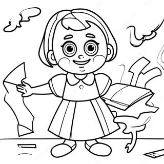 Matylda Z Magicznymi Mocami Kolorowanka 83266-24608