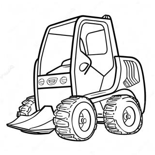 Kolorowanka Z Kreskowkowym Skid Steer 83550-24840