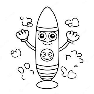 Urocza Postac Do Kolorowania Kredkami 83626 24900