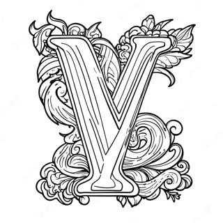 Zlosliwa Strona Do Kolorowania Litery V 83676-24934