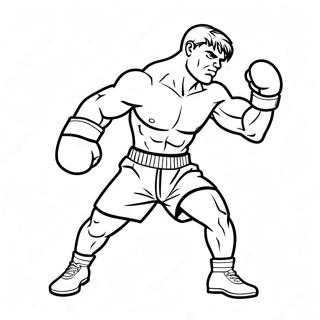 Kolorowanka Boksera W Akcji 84137-25291