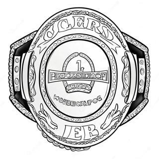 Kolorowanka Mistrzowskiego Pasa Bokserskiego 84138-25294