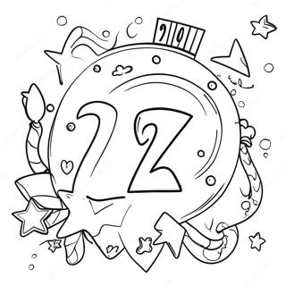 Nowy Rok 2024 Kolorowanki