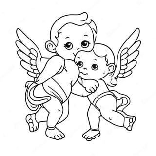 Kolorowanka Anielskich Cherubow 84522-25591