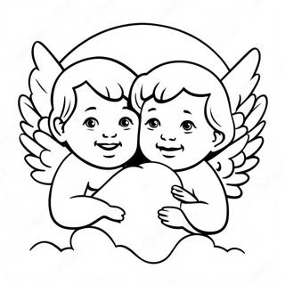 Kolorowanka Anielskich Cherubow 84522-25592