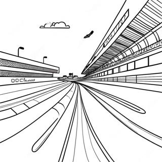 Kolorowanka Kolorowa Scena Toru F1 84651-25697