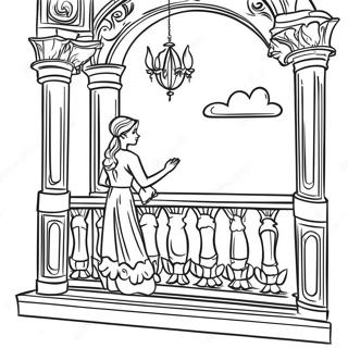 Dramatyczna Scena Na Balkonie Kolorowanka 84702-25734