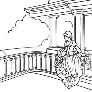 Dramatyczna Scena Na Balkonie Kolorowanka 84702-25735