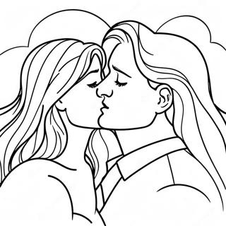 Pasjonujacy Pocalunek Kolorowanka 84703-25737