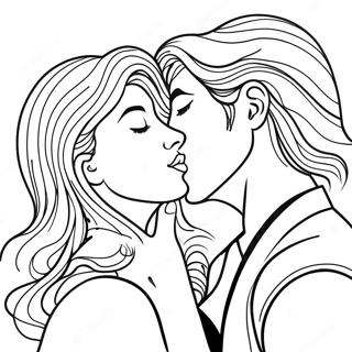 Pasjonujacy Pocalunek Kolorowanka 84703-25738