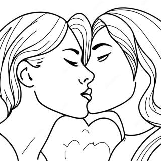 Pasjonujacy Pocalunek Kolorowanka 84703-25740