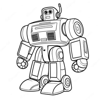 Kolorowanka Z Transformujacym Robotem Ratunkowym 85084 26118