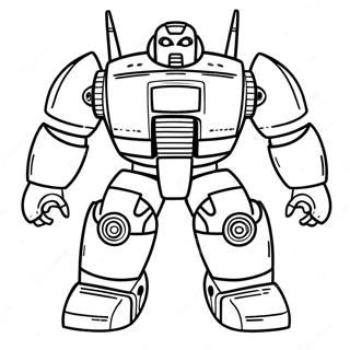 Kolorowanka Z Transformujacym Robotem Ratunkowym 85084 26120