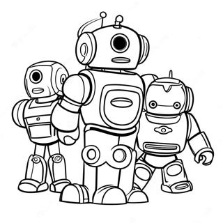 Kolorowanka Z Druzyna Robotow Ratunkowych 85085 26124