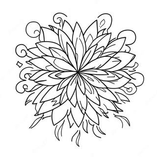 Kolorowanka Z Kolorowymi Fajerwerkami 85159-26172