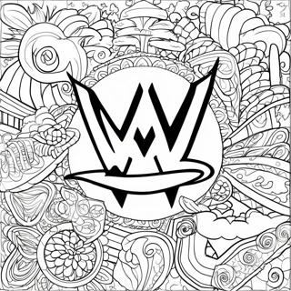 Kolorowanka Logo Wwe 85289-26274