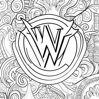 Kolorowanka Logo Wwe 85289-26275