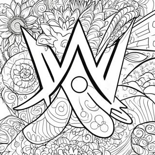 Kolorowanka Logo Wwe 85289-26276