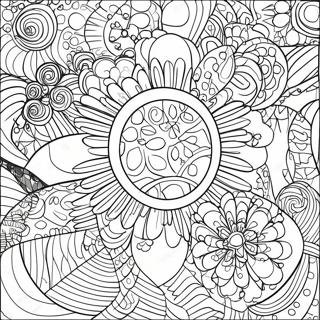 Kolorowanka Z Duzymi Geometrycznymi Okregami 85545-26474