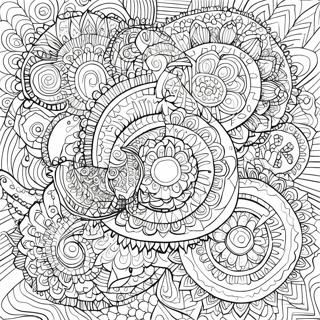 Kolorowanka Z Misternymi Mandalami W Okregach 85547 26481