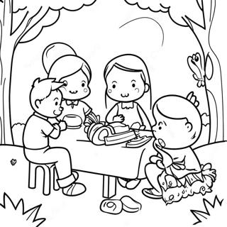 Fajny Piknik Z Przyjaciolmi Kolorowanka 86673-27363