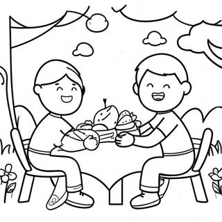 Fajny Piknik Z Przyjaciolmi Kolorowanka 86673-27364