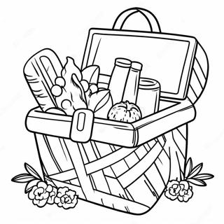 Kolorowy Kosz Piknikowy Kolorowanka 86674-27365