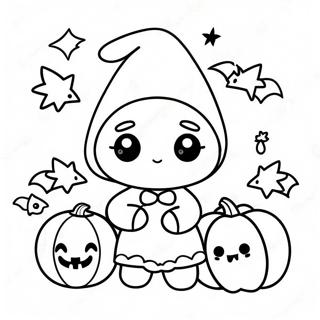 Halloween Kawaii Kolorowanka 86748-27411