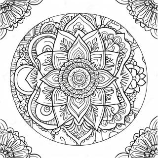 Kolorowanka Mandala Jogi 87055-27649