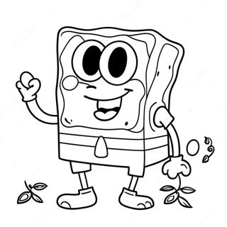 Halloween Spongebob Kolorowanki