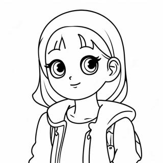 Stylowa Kolorowanka Gacha Life Tomboy 87134 27722