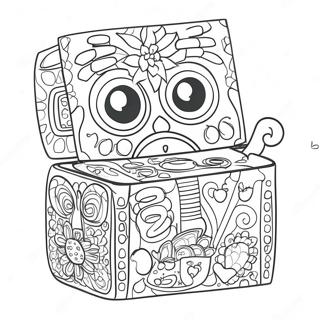 Wubbox Z Kolorowymi Wzorami Kolorowanka 87518 28008