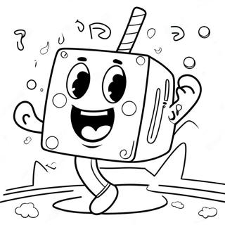 Szczesliwy Wubbox Tanczacy Kolorowanka 87521 28019