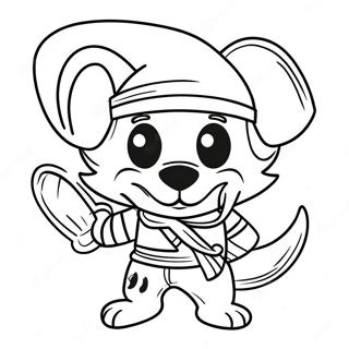 Dziwna Kolorowanka Foxyego Pirata 87751 28197