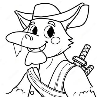 Dziwna Kolorowanka Foxyego Pirata 87751 28198