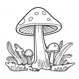 Kolorowy Psychedeliczny Grzyb Kolorowanka 87825-28426