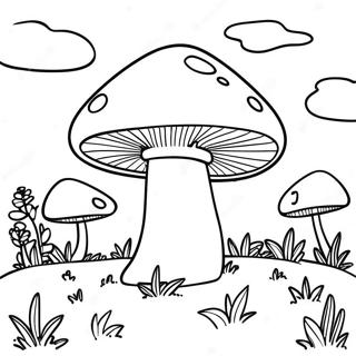 Groovy Krajobraz Grzybow Kolorowanka 87827 28433