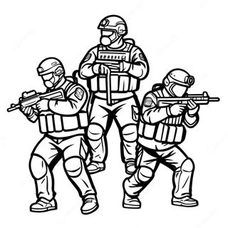 Kolorowanka Zespolu Swat 88031-28404