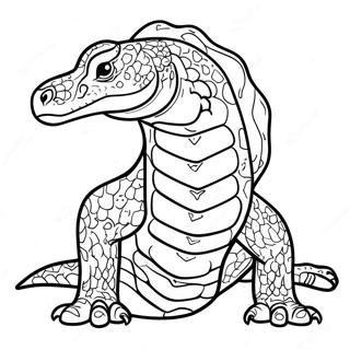 Realistyczna Kolorowanka Z Komodo 88210-28724
