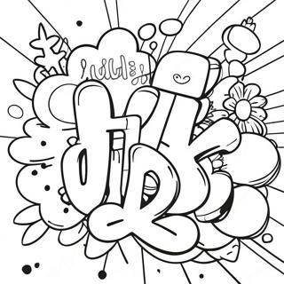 Kolorowa Kolorowanka Graffiti 88236 28745