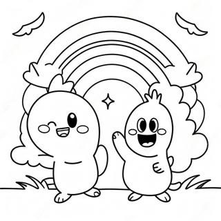 Kolorowanka Przyjaciele Teczy Szczesliwa Zolta 88365 28846