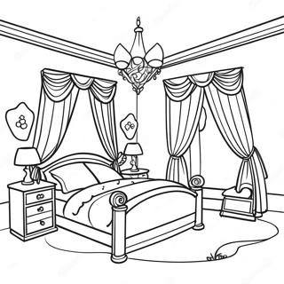 Kolorowanka Sypialni W Tematyce Fantastycznej 88935-29296