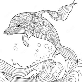Kolorowanka Wspanialego Wieloryba Wyskakujacego 89164-29465