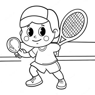 Tenis Kolorowanki