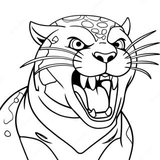 Potezny Drapieznik Ryczacy Strona Do Kolorowania 89346 29611
