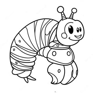 Kolorowanka Kolorowej Bardzo Glodnej Gasienicy 89395-29640