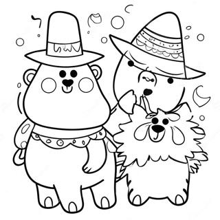 Kolorowanka Z Festywnymi Zwierzetami Fiesta 89602 29804