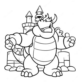 Bowser Kolorowanki